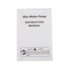 2 Stroke Gasoline Water Pump Gas-Powered Semi-Trash Irrigation Transfer Pump