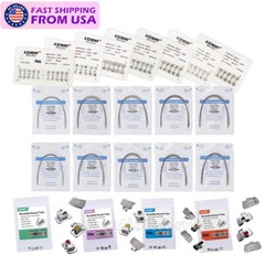 Dental Ortho Brackets Braces Mini Roth 018 022 Hook 345/Buccal Tubes/Arch Wires