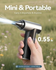 Compressed Air Duster, 200000RPM Super Power Electric Air Duster, 11-Gear Ste…