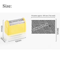 Identity ID Theft Protection Roller Stamp Guard Privacy Confidential Data Secure