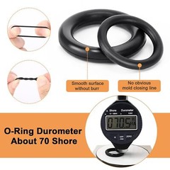 500 Pcs 20 Sizes O Ring Kit,Rubber O-Ring Assortment Kit, Rubber Washers Pressur
