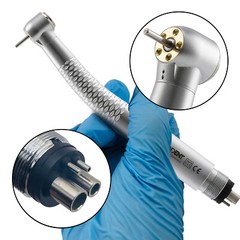 SANDENT Dental 5 LED High Speed Handpiece Single Water Spray 2/4 Hole / Rotor