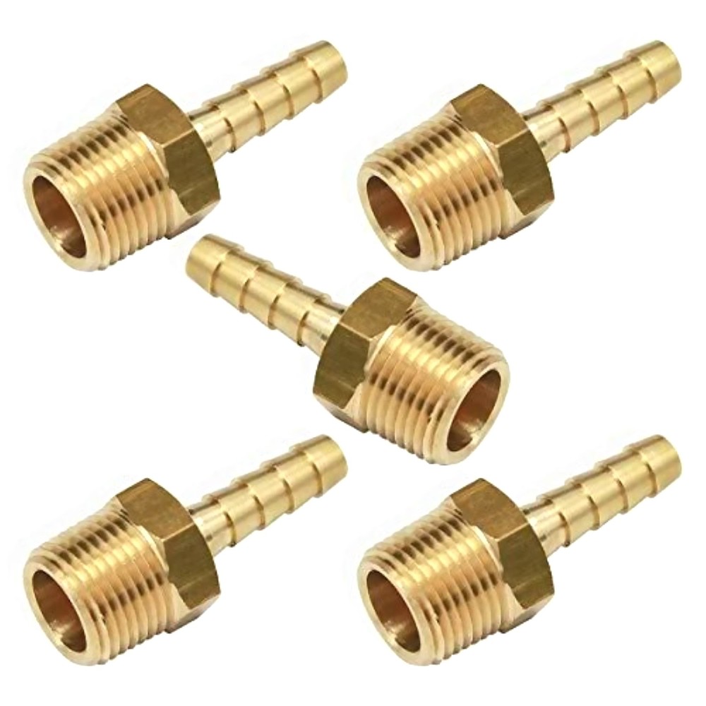 Durable Brass Coupler Hose Adapter -40°F to 160°F Temperature Range Brand New
