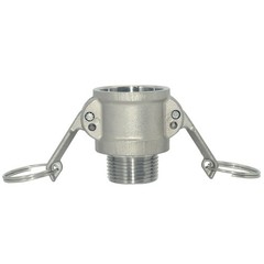 3/4″ 0.75 in Type B Camlock Female to Male NPT Stainless Steel 304 Pipe Fitting