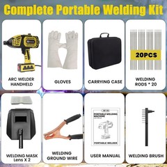 Saker Portable Electric Welding Machine,110V Portable Welder Handheld with IG