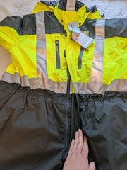 OccuNomix SP-CVL Size XL High Visibility Waterproof Insulated Coverall