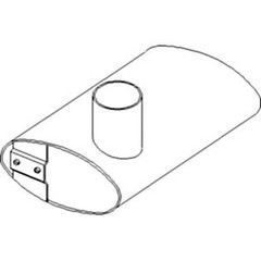 MUFFLER Fits Case 5130 5140 5150 5230 5240 5250 zbox_mpn_15723