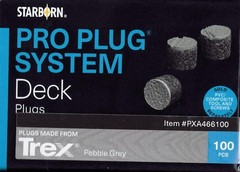 Starborn TREX 100 Plugs ONLY Boxes Pro Plug System (Pebble Grey) 2 pack