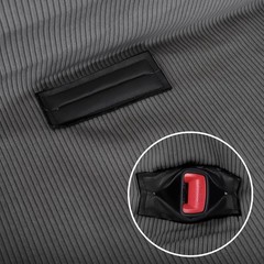 Grey Universal Car Bench Seat Cover Full Size Truck Fit