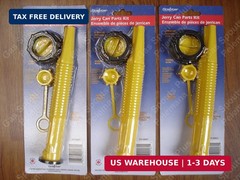 3 SCEPTER SPOUT KITS #03647 Gas Can Parts 4 PCS SPOUTS/SCREW CAP COLLAR/STOPPER/