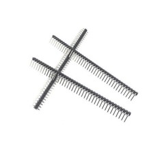 [10x] 1×40 Pin 2.54mm Right Angle Single Row Male Pin Header Connector – 90 deg
