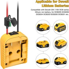 20V Battery Adapter Conversion Kit for Ride-On Toys with Switch Fuse 12AWG DIY