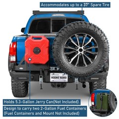 Tacoma Rear Bumper Spare Tire Rack Swing Arm Jerry Can Holder Offroad 2016-2023