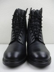 Cove Biltrite Military Combat Army Boots Steel Toe Black Leather 1988 Mens 7.5 W