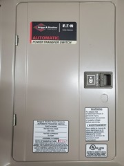 Cutler Hammer/Briggs And Stratton 12 Space Load Center Transfer Switch Cover