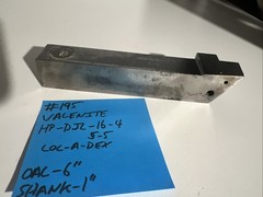 valenite HP-DJL-16-4 Indexible Carbide Lathe Toolholder 6”OAL 1”Shank Turning