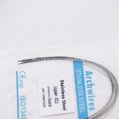 10 Pack Orthodontic Dental Stainless Steel Arch Wires Round Ovoid Form 012 Upper