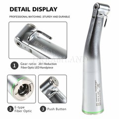 Dental 20:1 LED Fiber Optic Implant Contra Angle Handpiece SG20L Fit NSK Ti-Max