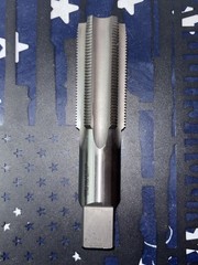 GTD 1-1/2-12 NF PLUG TAP 1 1/2-12 G H4 Straight Flute 6FL HS 1-1/2” 12tpi USA