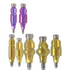 Locator Healing Abutment Impression Coping Transfer Analog N/RP Fit Nobel Active