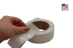 Clear Retail Package Seals 1.5″ Inch Round Circle Wafer Stickers/1000 labels