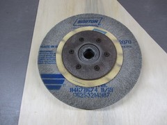Norton Grinding Wheel 12″ Grinding Wheel 38A46-IVBE 2070rpm WITH HUB INCLUDED !