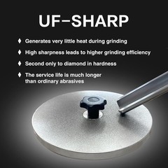 Double-Sided CBN Grinding Disk for Sharpening Woodworking Tools High Speed St…