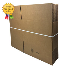 Moving Boxes Medium 18″L X 14″W X 12″H 20 Pack Corrugated Cardboard Box for Shi