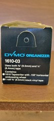 Vintage Esselte Dymo Labelmaker Organizer 1610-03 w/Box