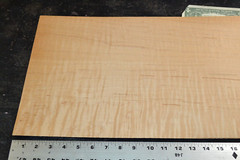 Flame Maple Raw Wood Veneer Sheet 12.5 x 31 inches 1/42nd 4671-70