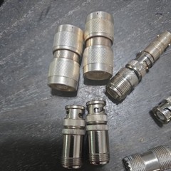 12 Piece Vintage General Radio Adaptors BNC Adaptors
