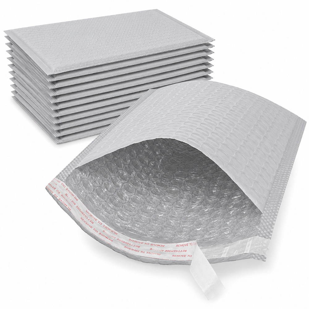 #0 6×9 Poly Bubble Mailer Padded Mailing Bags Self Seal Shipping Envelopes Gray