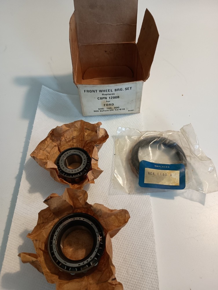 Ford 600-900 Tractor Front Wheel Bearing Set with NCA1190A Seal CBPN-1200B