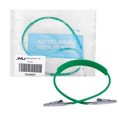 10pcs/PK Dental Autoclavab Silicone Bib Clips Chain Patient Napkin Holder Clip