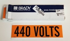 Brady Conduit Marker, 440 VOLTS, 25 Count, Orange, 6GX17, Free Shipping