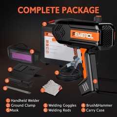 Saker Portable Electric Welding Machine,110V Portable Welder Handheld with IG