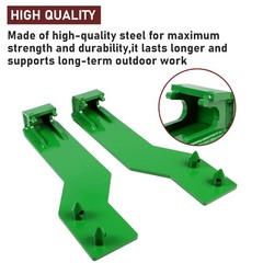 For John Deere Quick Tach Bracket Tractor Loader Brackets Weld On Mounting Set
