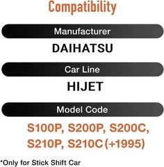 Replacement Daihatsu Hijet Folding Left & Right – S100P, S200P, S200C, S210P, S