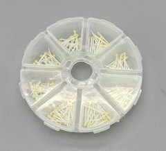 Dental Glass Fiber Post Teeth Restorative Refill Screw 1.2 1.4 1.6 1.8mm Posts