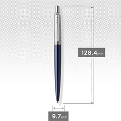 Parker Jotter Ballpoint Pen Royal Blue Barrel Medium Point Blue Ink 1953186