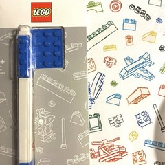 LEGO Journal Pen Hardcover Notebook Stationary Diary Lined Blank Book New Sealed