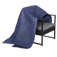 12 Moving Packing Blankets 80″x72″ (35 lb/dz) Shipping Furniture Pads Dark Blue