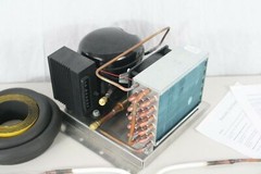 12/24v Conversion icebox to fridge with 39×10″ plate *No gas No Wiring* R134A