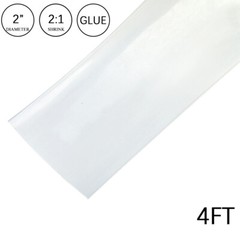 2:1 Heat Shrink Tubing Tube 2″ Glue Waterproof Dual Wall Wires Wrap