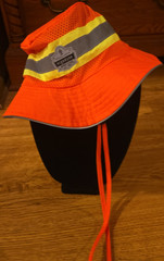 Ergodyne Work Gear Bucket Hat Size S/M Reflective Work Safety Orange Yellow Gray