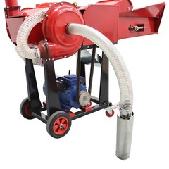 Grass Cutting&Kneading&Crushing All-in-one Machine w/Self-priming&Conveyor 220V