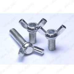 Galvanized Steel Wing Thumb Screws Bolts M4 M5 M6 M8 M10 M12