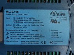 Pulse Power ML30.106 Power Supply