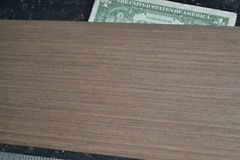 Composite Walnut Raw Wood Veneer Sheet 5.5 x 36 inches Engineered N5942-21