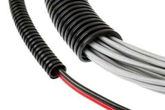 100 Ft. 1/4″ Split Wire Loom Conduit Polyethylene Tubing Black Color Sleeve Tube